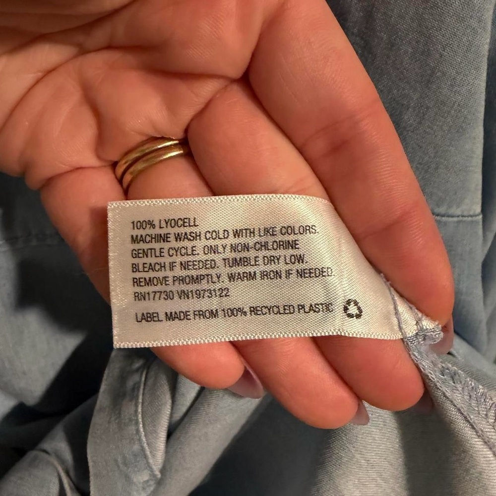 Light Blue Denim Shirt - Picture 6 of 6